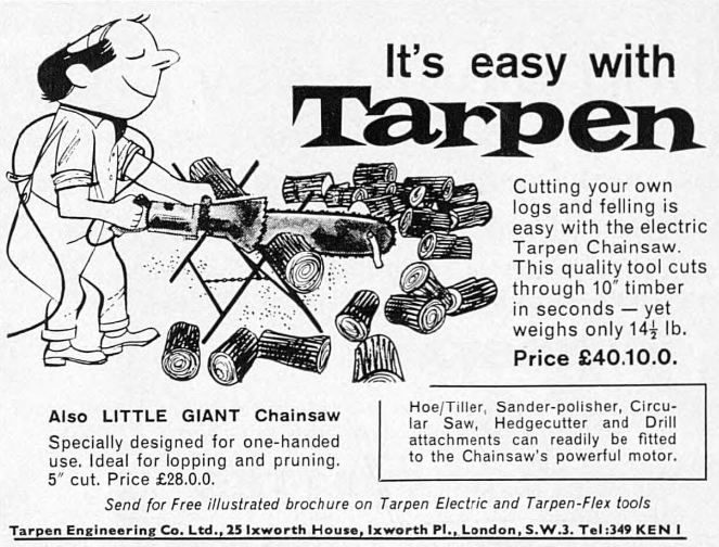 Little Giant Chainsaw by Tarpen 1963