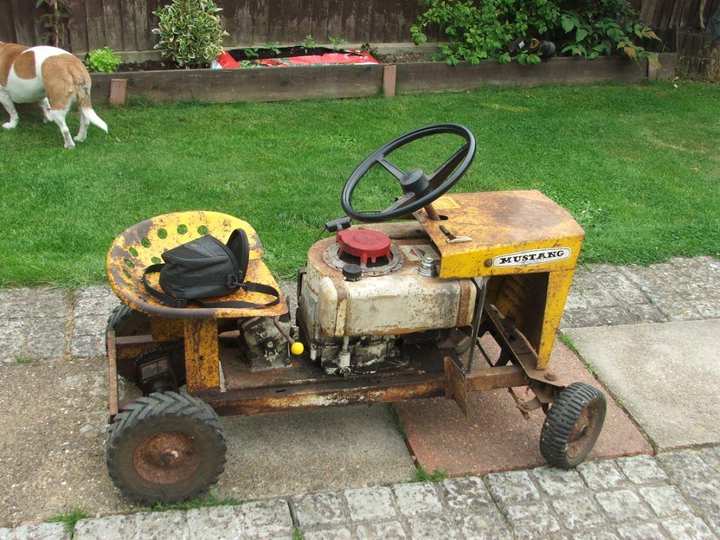 Vintage mustang lawn mower hot sale