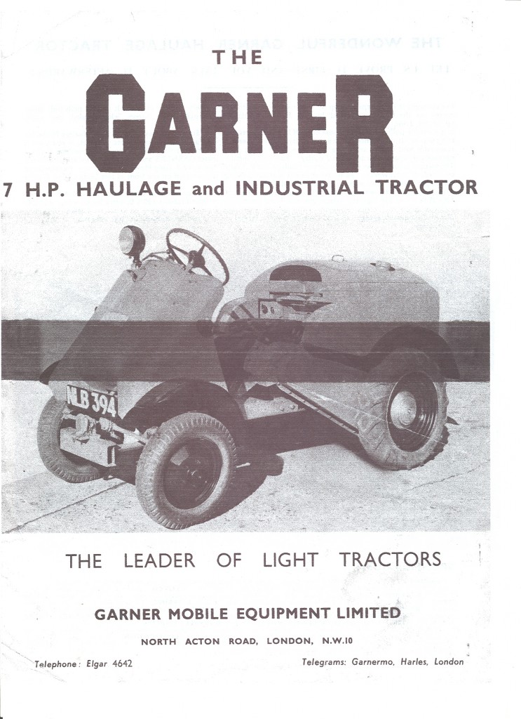Garner 4Wheeled Tractor Register Vintage Horticultural and Garden