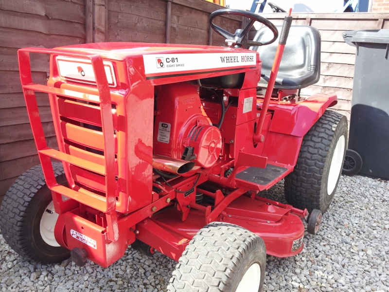 Wheel Horse C81 IMGWheel084 Vintage Horticultural and Garden