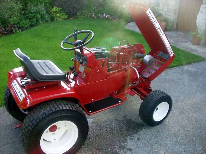 Wheel Horse c141 IMGWheel012 Vintage Horticultural and Garden