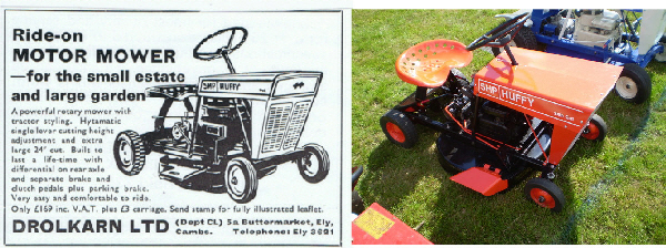 Huffy Mower Tractor Advert 
