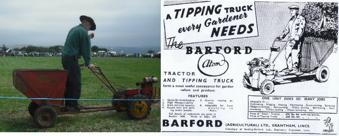 BArford Atom Tipping Truck and Advert