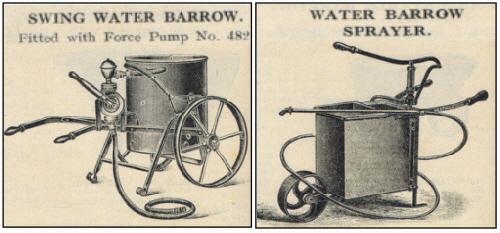 Vintage Swing Water Barrow Sprayers 